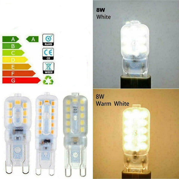 G9 LED Capsule Bulbs - 5W & 8W Bulk Packs