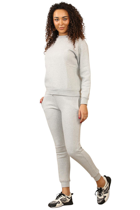 Ladies Plain Long Sleeve Tracksuit