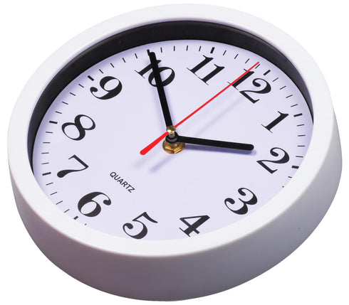 Classic Quartz Wall Clock – Silent Sweep, Easy-to-Read Numbers, Modern Round Design