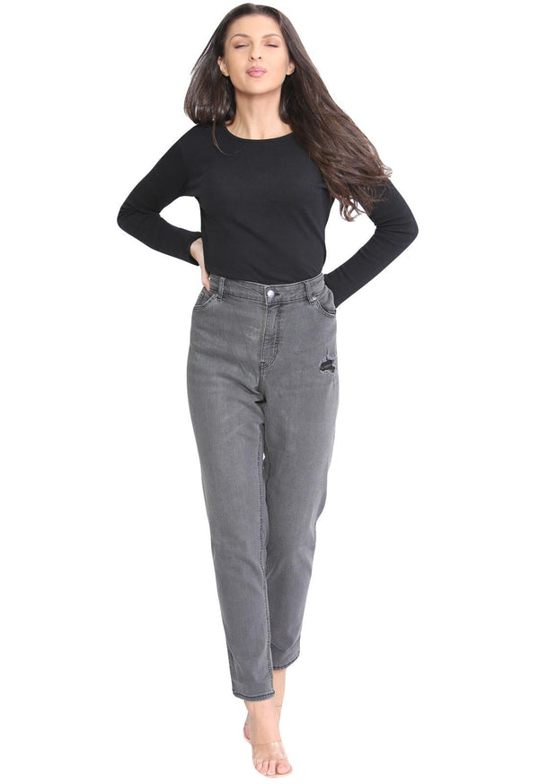 True Face Women's Chino Trousers Dark Grey OG_W_Chino_ST11_DGRY_22