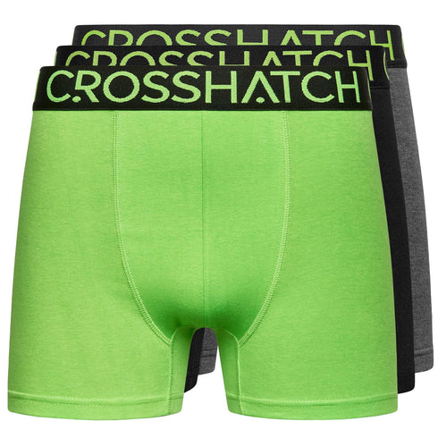 3 Pack Men’s Crosshatch Boxer Trunks