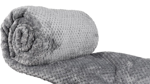 Soft Waffle Weave Throw Blanket – Lightweight Cozy Sofa & Bed Blanket