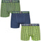 Crosshatch Men's Boxer Shorts Multipack Hexaline Green CH_M_3PkBXR_Hxalin_GRN_L