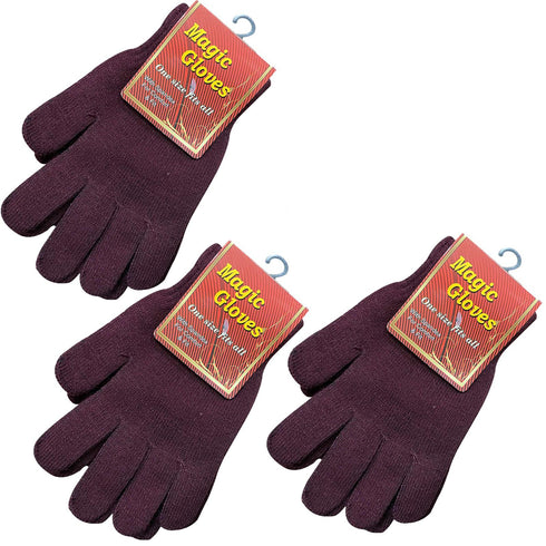 3 Pack Unisex Spandex Magic Gloves Pair