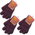 3 Pack Unisex Spandex Magic Gloves Pair