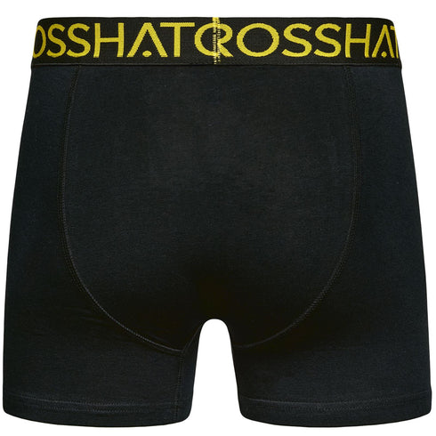 Crosshatch Men's Single Pack Boxer Knightling PKD Yellow