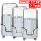 3 Pack Transparent PVC Suitcase Cover