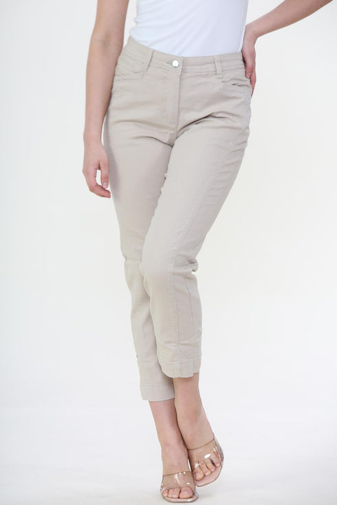 Women's Beige Jeans