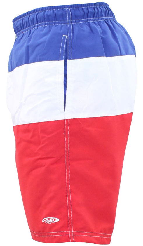 Mens Striped Swim Shorts