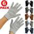 6 Pack Men’s Winter Gloves – Warm Knit Gloves for Cold Weather