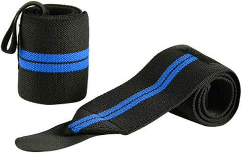 1 Pair Elastic Wrist Wraps For Strength Training & Gym