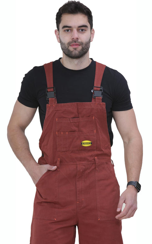 Bib and Brace Overalls Heavy Duty Work Dungarees