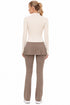 3 Piece Women’s Active-wear Set with Zip Jacket, Sports Bra & Skirt Leggings