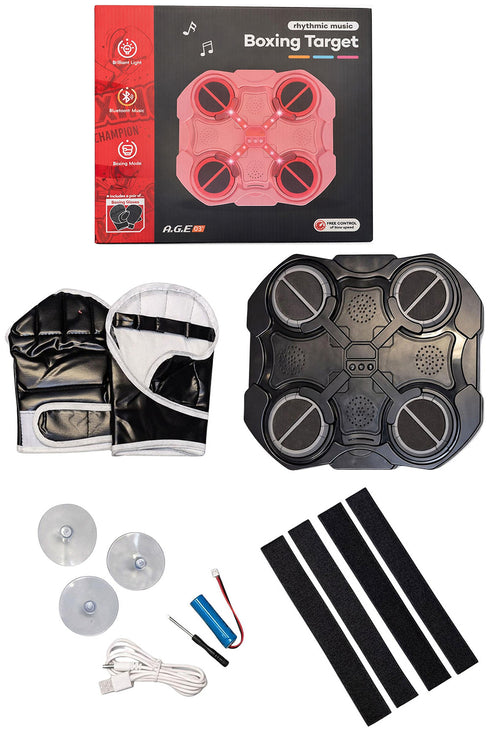 Boxing Machine Wall Target with LED Lights – Interactive Punching Training Game