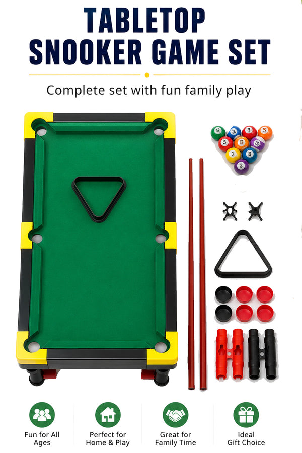 Tabletop Snooker Game Set for Kids