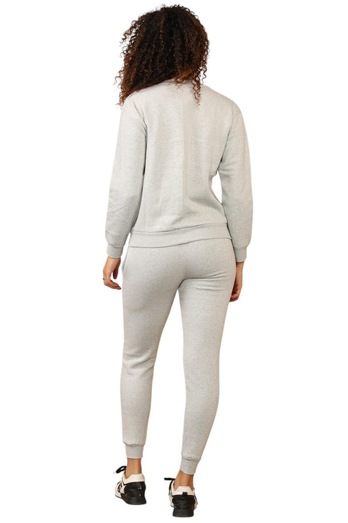 Ladies Plain Long Sleeve Tracksuit