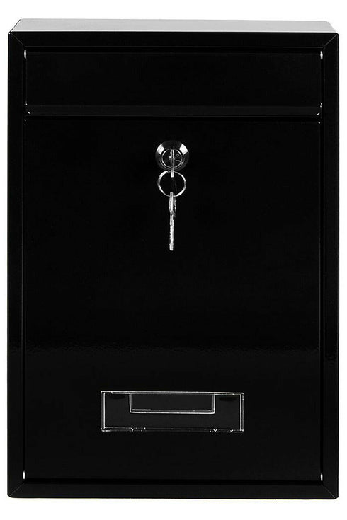 Lockable Wall Mounted Steel Mailbox