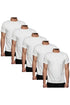 5 Pack Mens Plain Polycotton T-shirt