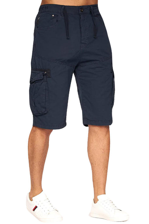 Crosshatch Mens Knee Length Cargo Shorts