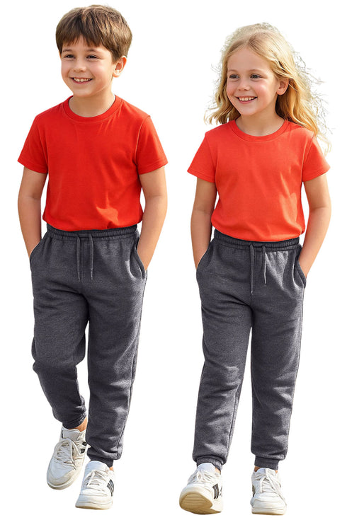 Kids Breathable Fleece Jogging Bottoms