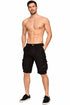 Crosshatch Mens Knee Length Cargo Shorts