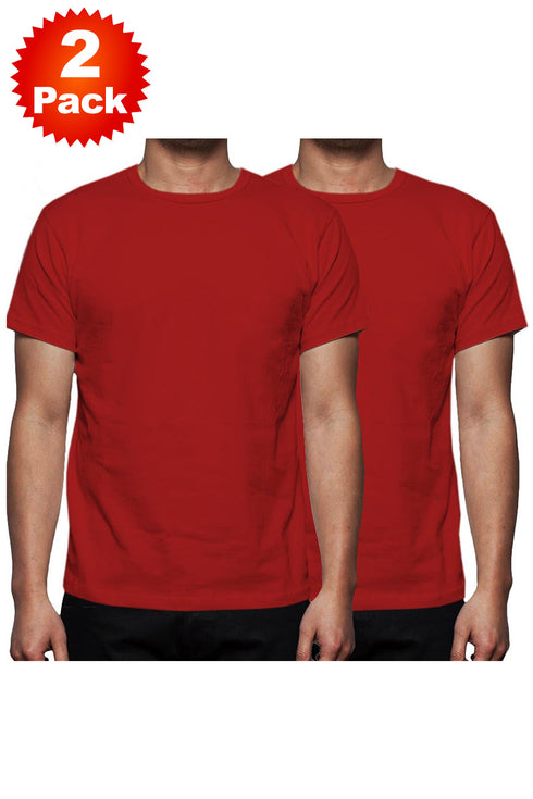 2 Pack Mens Polycotton T-Shirts