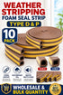 Weather Stripping Foam Seal Strip – Type D & P for Doors & Windows - From 79p Per Unit