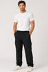 Men’s Lightweight Cargo Trousers with Elastic Waist & Zip Pockets