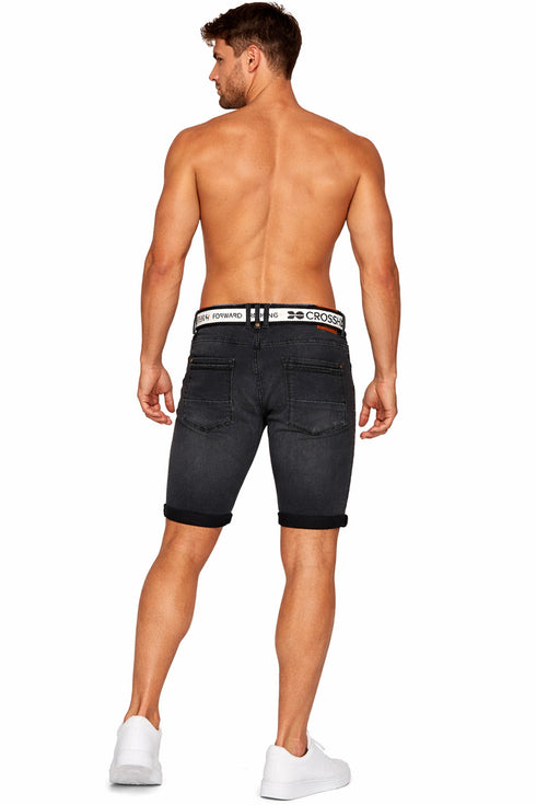 Crosshatch Mens Mid Rise Cotton Shorts