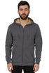 Men’s Fleece-Lined Zip Up Hoodie – Warm Winter Sherpa Jacket with Hood