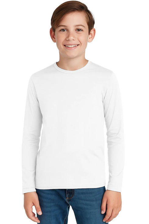 10 Pack Kids Breathable Polyester Long Sleeve T-Shirt