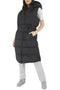 Womens Padded Long Gilet Hooded Puffer Jacket