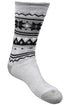 Men Calf Length Lite Fairisle Socks - 406B