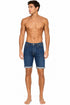 Men’s Crosshatch Slim Fit Rolled Hem Jean Shorts
