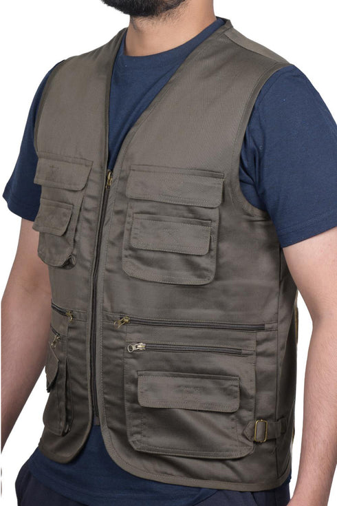 Mens Sleeveless Outdoor Work Gilet