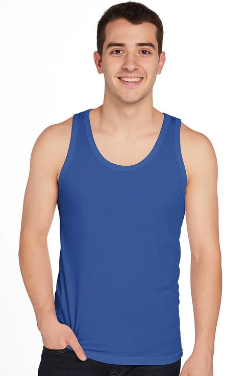 Men's Plain Polycotton Vest Tank Top
