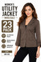 Women’s Utility Jacket Wholesale 23 Pack | UK Size 42 | From £2.00 Per Unit