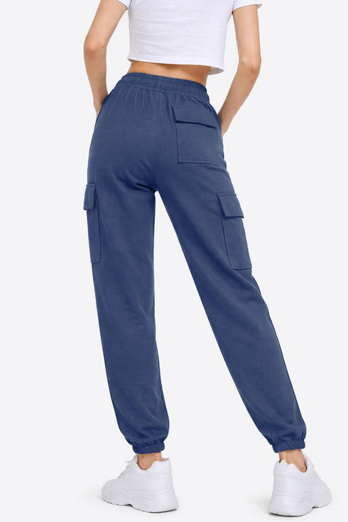 Ladies Fleece Cargo Trousers