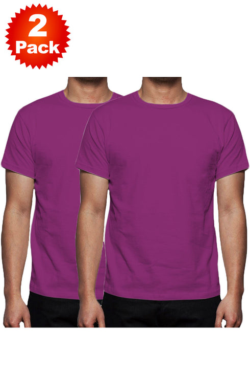 2 Pack Mens Polycotton T-Shirts