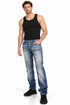 Men’s Regular Fit Straight Leg Denim Jeans