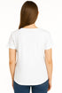 Womens Happy Day Printed Round Neck T-shirt