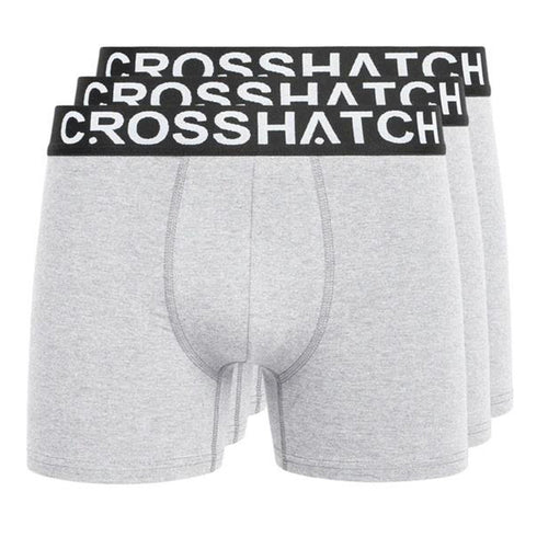 3 Pack Men’s Crosshatch Boxer Trunks