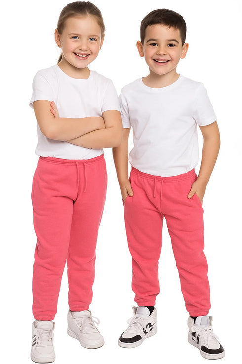 Kids Breathable Fleece Jogging Bottoms