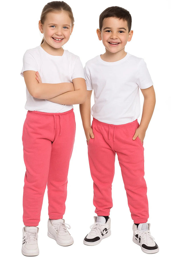 Kids Breathable Fleece Jogging Bottoms