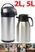 Stainless Steel Airpot Flask – Hot Drink Dispenser 2L & 5L