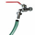 True Face Garden Water Tap Connector - Silver PSB_WaterTap_GRDNTP3/4_SLVR_1s