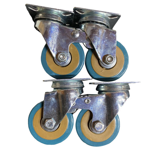 4 Pack Heavy Duty Metal Frame Replacement Wheels