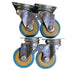 4 Pack Heavy Duty Metal Frame Replacement Wheels