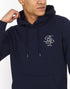 Men’s Black Pullover Hoodie with Chest Logo