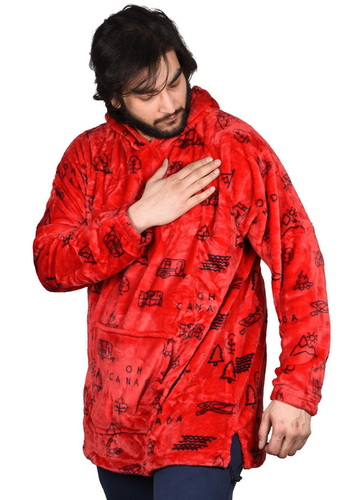 Cozy Unisex Blanket Hoodie - Ultimate Comfort and Warmth for All Genders